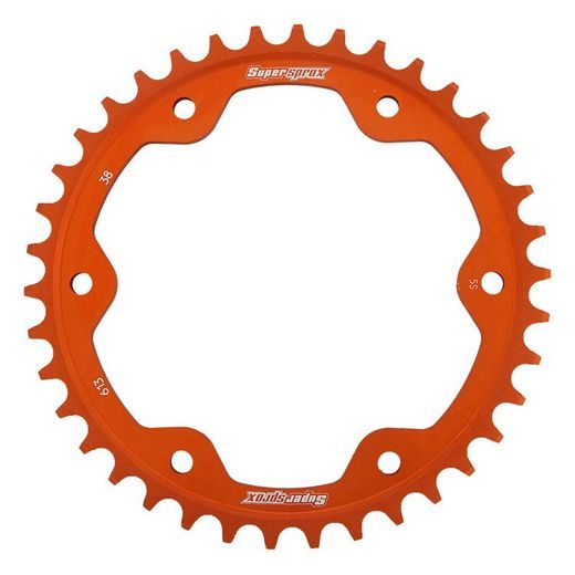 REAR ALU SPROCKET SUPERSPROX RAL-613:38-ORG ORANGE 38T, 525