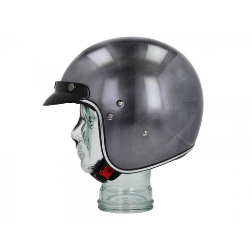 HELMET SHIRO SH-235 CHROME SCRATCHED CHROME L