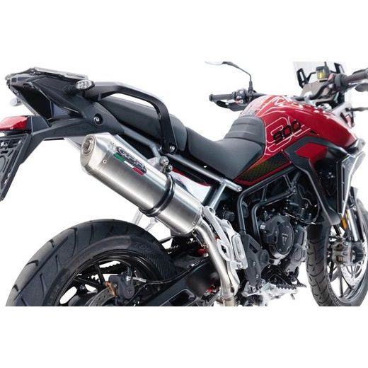 SLIP-ON EXHAUST GPR SATINOX BRK24.T.101.SAT BRUSHED STAINLESS STEEL INCLUDING REMOVABLE DB KILLER AND LINK PIPE