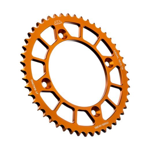 REAR ALU SPROCKET JT JTA 895-49ORG 49T, 428 ORANGE