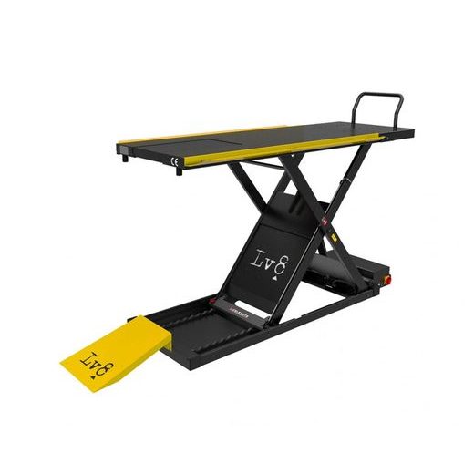 MOTORCYCLE LIFT LV8 GOLDRAKE 800 EG800HCSE.Y WITH ELECTRO-HYDRAULIC UNIT, SPLIT VERSION (YELLOW)