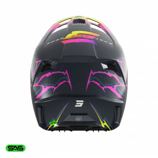 HELMET SHOT SPEED KID RAC A04-21OB-BK2 BLUE PEARLY YM
