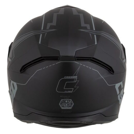 FULL FACE HELMET CASSIDA INTEGRAL GT 2.1 FLASH MATT BLACK/ DARK GREY S