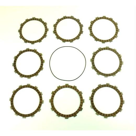 FRICTION PLATES KIT WITH CLUTCH COVER GASKET ATHENA P40230055