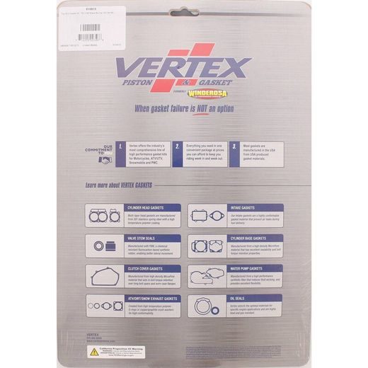 TOP END GASKET KIT WINDEROSA TEGS 610615