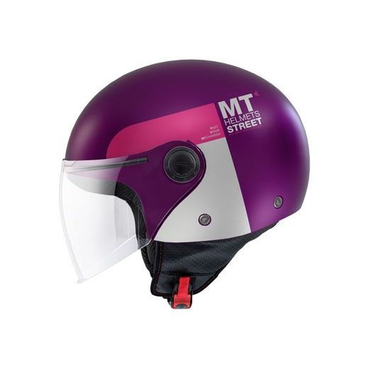JET HELMET MT HELMETS STREET S INBOARD C8 MATT BLUE L
