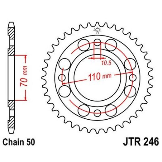 CHAIN KIT EK - SILVER CHAIN 530 DEX, X-RING (X, NX, QX, XS), CHK FRONT SPROCKET JT, CHK REAR SPROCKET JT FOR HONDA CM 400 T 1979-1980