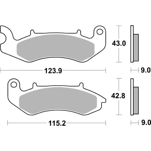 DISK PLOČICE BREMBO 07115 CC SCOOTER