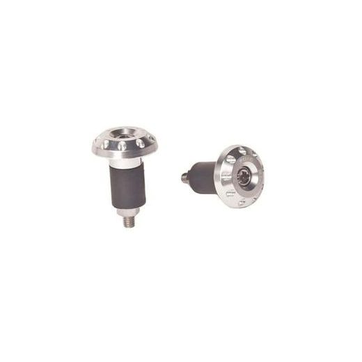 UNIVERSAL BAR ENDS PUIG RACE 6222P SILVER D 13-18MM