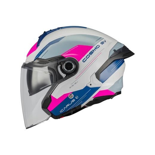 OPEN FACE HELMET MT HELMETS COSMO SV ICARUS A8 GLOSS XS