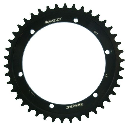 CHAIN KIT EK - CRNI CHAIN 530 MVXZ, X-RING (X, NX, QX, XS), CHK FRONT SPROCKET JT CHK RUBBER CUSHIONED, CHK REAR SPROCKET SUPERSPROX FOR YAMAHA SR 500 1979-1990
