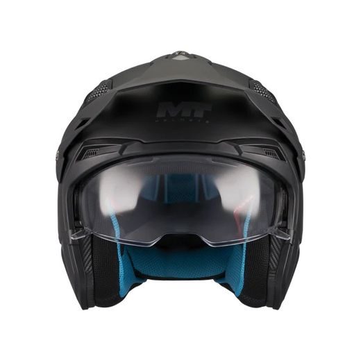 OPEN FACE HELMET MT HELMETS DISTRICT SV S PURE A1 MATT S