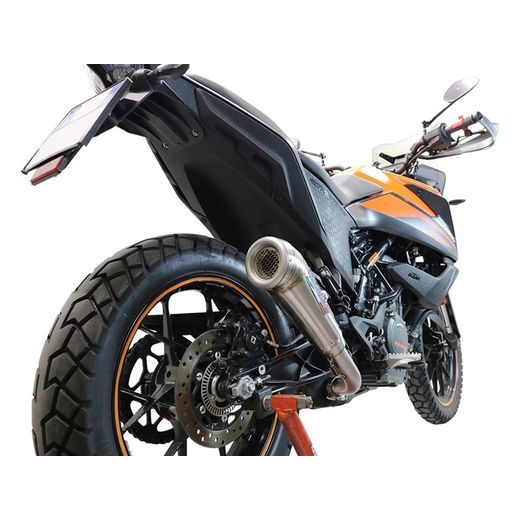 SLIP-ON EXHAUST GPR POWERCONE EVO E5.KT.99.1.PCEV BRUSHED STAINLESS STEEL INCLUDING REMOVABLE DB KILLER AND LINK PIPE