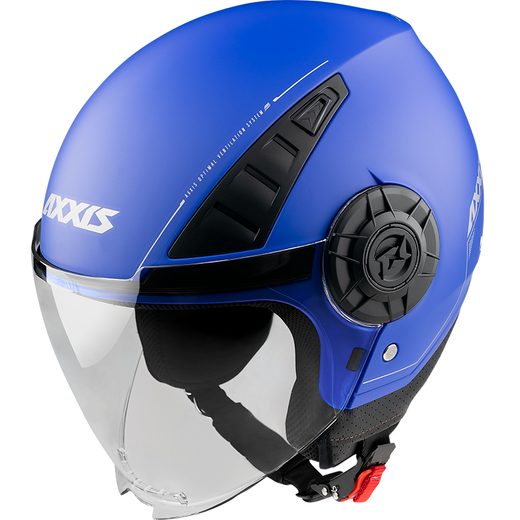 JET HELMET AXXIS METRO ABS SOLID BLUE MATT XXL