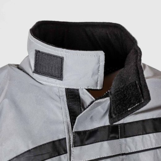 RAIN JACKET GMS DOUGLAS LUX ZG79301 GREY-REFLECTIVE L