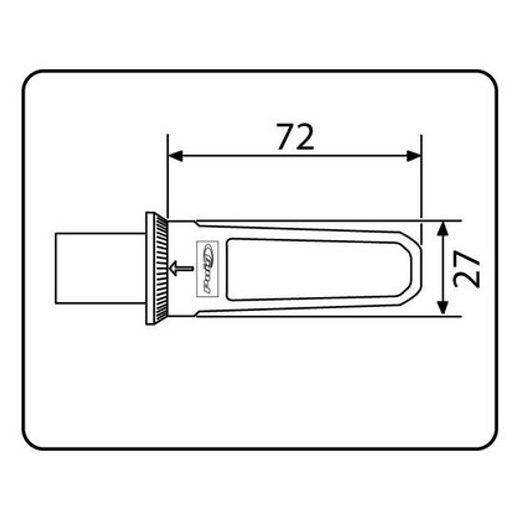 FOOTPEGS WITHOUT ADAPTERS PUIG SPORT VINTAGE 9189N CRNI
