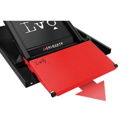 MOTORCYCLE LIFT LV8 NANO 600 FLOOR VERSION EN600GE.TBK WITH ELECTRO-HYDRAULIC UNIT (BLACK)