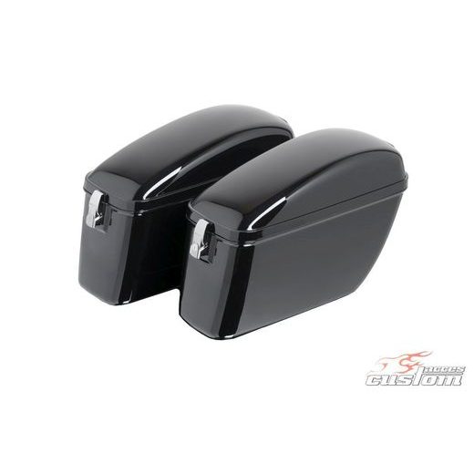 RIGID SADDLEBAG CUSTOMACCES SILVER ARS006N CRNI PAIR