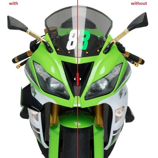 SIDE SPOILERS PUIG DOWNFORCE 3162N CRNI