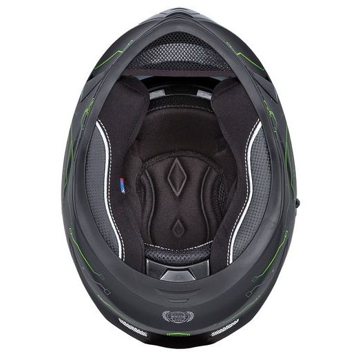 FULL FACE HELMET CASSIDA INTEGRAL 3.0 HACK MATT BLACK /GREEN 2XL