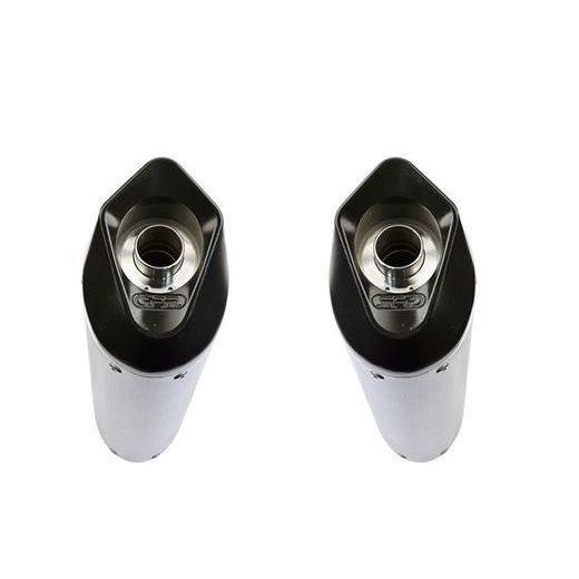 DUAL SLIP-ON EXHAUST GPR FURORE NERO K.86.CAT.FUNE MATTE BLACK INCLUDING REMOVABLE DB KILLERS, LINK PIPES AND CATALYSTS
