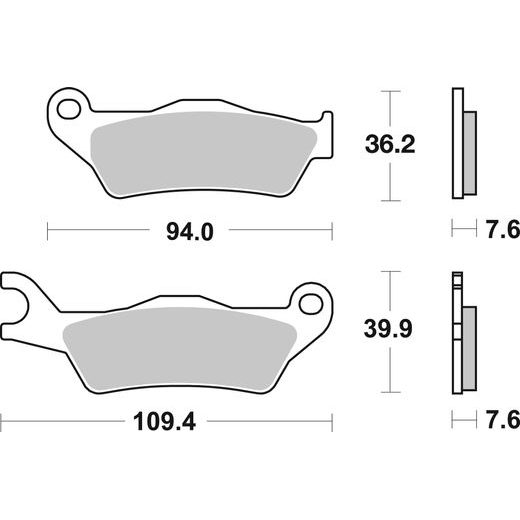 DISK PLOČICE BREMBO 07120 CC SCOOTER