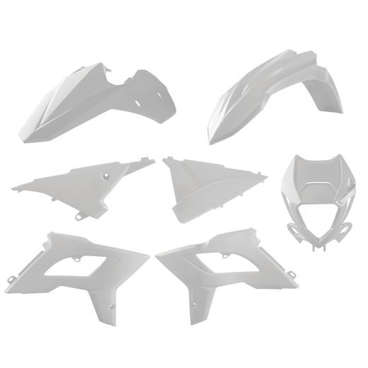 PLASTIC BODY KIT POLISPORT 91086 RESTYLING WHITE