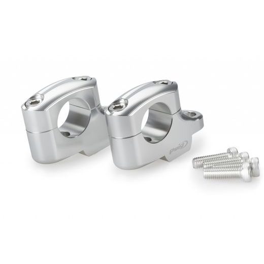 RISERS PUIG PULLBACK 22180P SILVER HEIGHT 20MM, D 29MM