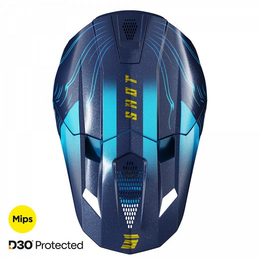 HELMET SHOT LITE VOLT A04-21OA-C01 BLUE PEARLY M