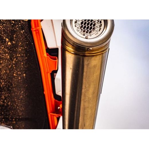 SLIP-ON EXHAUST GPR POWERCONE EVO KT.100.2.PCEV BRUSHED STAINLESS STEEL INCLUDING REMOVABLE DB KILLER AND LINK PIPE