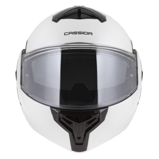 FULL FACE HELMET CASSIDA MULTIFLIP SOLID BLACKOUT PEARL WHITE/BLACK S