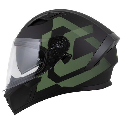 FULL FACE HELMET CASSIDA ORBIT GRIND BLACK MATT/ARMY GREEN 2XL