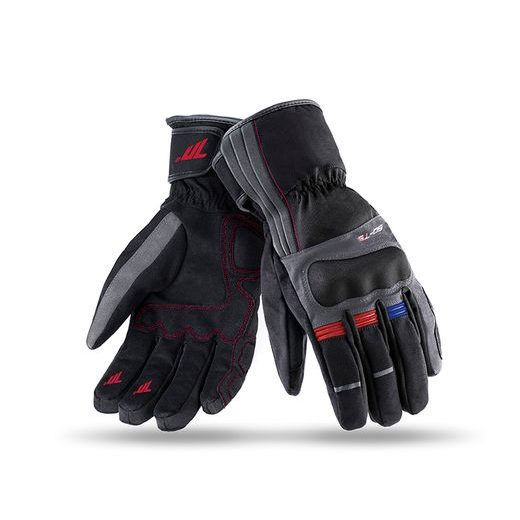 RUKAVICE SEVENTY DEGREES 70° SD-T25 DARK GREY/RED/BLUE S