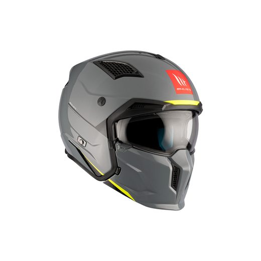 HELMET MT HELMETS STREETFIGHTER SV S SOLID A22 GLOSS GREY M