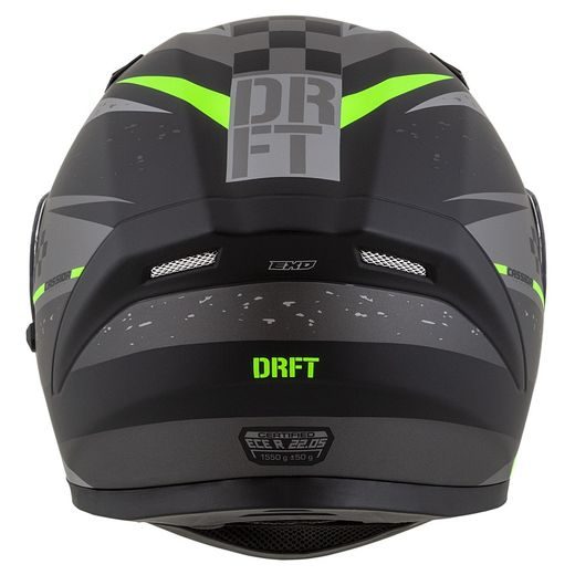 FULL FACE HELMET CASSIDA INTEGRAL 3.0 DRFT MATT GREY /BLACK /GREEN S