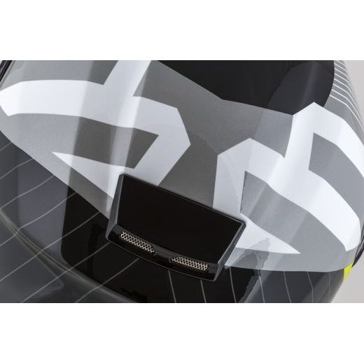 FULL FACE HELMET CASSIDA MODULO 2.1 PROFILE WHITE/BLACK/YELLOW FLUO/GREY S