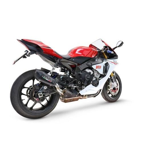 SLIP-ON EXHAUST GPR GP-REVO BLACK TITANIUM E4.Y.200.GPRBLTIT TITANIUM MATTE BLACK INCLUDING REMOVABLE DB KILLER AND LINK PIPE