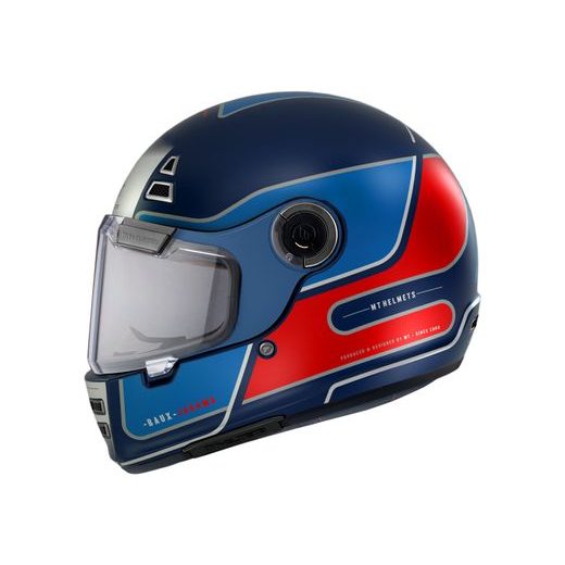 FULL FACE HELMET MT HELMETS JARAMA BAUX D7 MATT BLUE XXL
