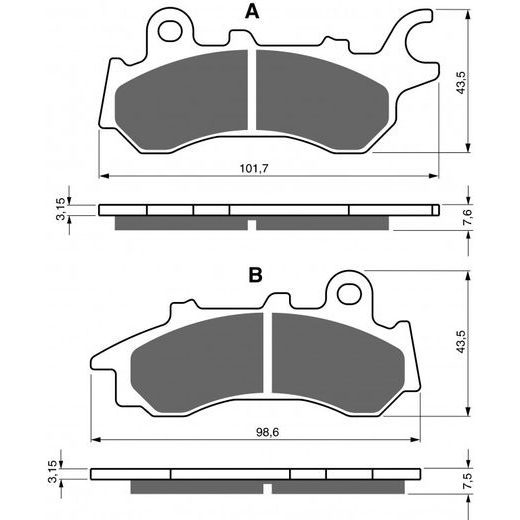 DISK PLOČICE GOLDFREN 398 S33 STREET FRONT