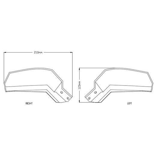 HANDGUARDS PUIG EXTENSION 9727H SMOKE