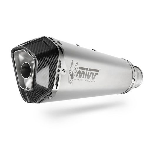 SILENCER MIVV DELTA RACE KT.018.LDRX STAINLESS STEEL / CARBON CAP