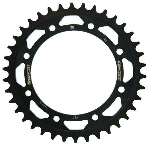 CHAIN KIT EK - CRNI CHAIN 520 SRX, X-RING (X, NX, QX, XS), CHK FRONT SPROCKET JT CHK RUBBER CUSHIONED, CHK REAR SPROCKET SUPERSPROX FOR KAWASAKI BJ 250 ESTRELLA 1995-2000