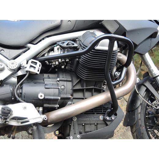ENGINE GUARDS RDMOTO CF157KD CRNI FOR MOTO GUZZI STELVIO 1200 2008-2016
