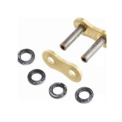 RIVET TYPE CONNECTING LINK D.I.D CHAIN 520VX3 ZJ GOLD/BLACK