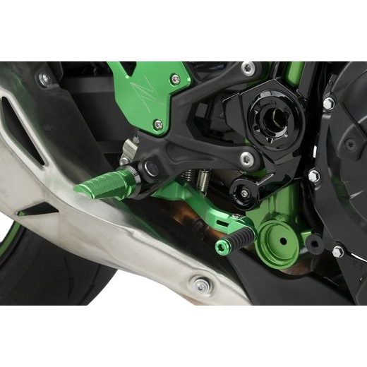 BRAKE FOOT PEDAL PUIG 22124V GREEN ADJUSTABLE