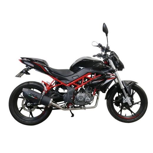 CIJELI ISPUŠNI SUSTAV GPR FURORE EVO4 E5.CO.KE.2.CAT.FUNE MATTE BLACK INCLUDING REMOVABLE DB KILLER AND CATALYST