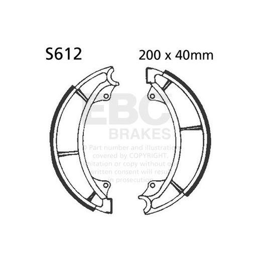 BRAKE SHOE SET EBC S612