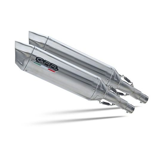 DUAL SLIP-ON EXHAUST GPR FURORE-X INOX BMW.51.FXSC MATTE BLACK