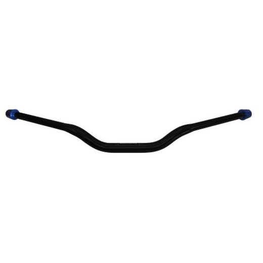 HANDLEBAR ACCOSSATO ALUMINIUM, 28.5 MM CRNI