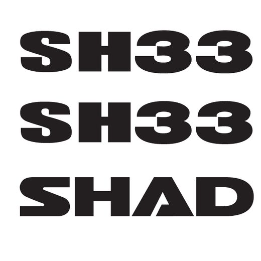 STICKERS SHAD D1B333ETR FOR SH33